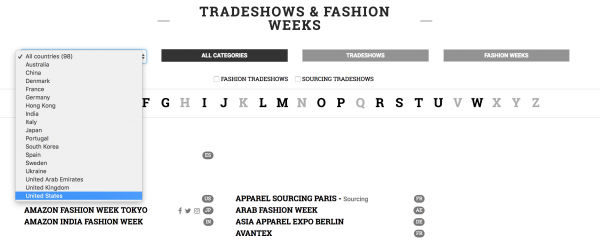 HARSEST - Trade shows and fashion weeks